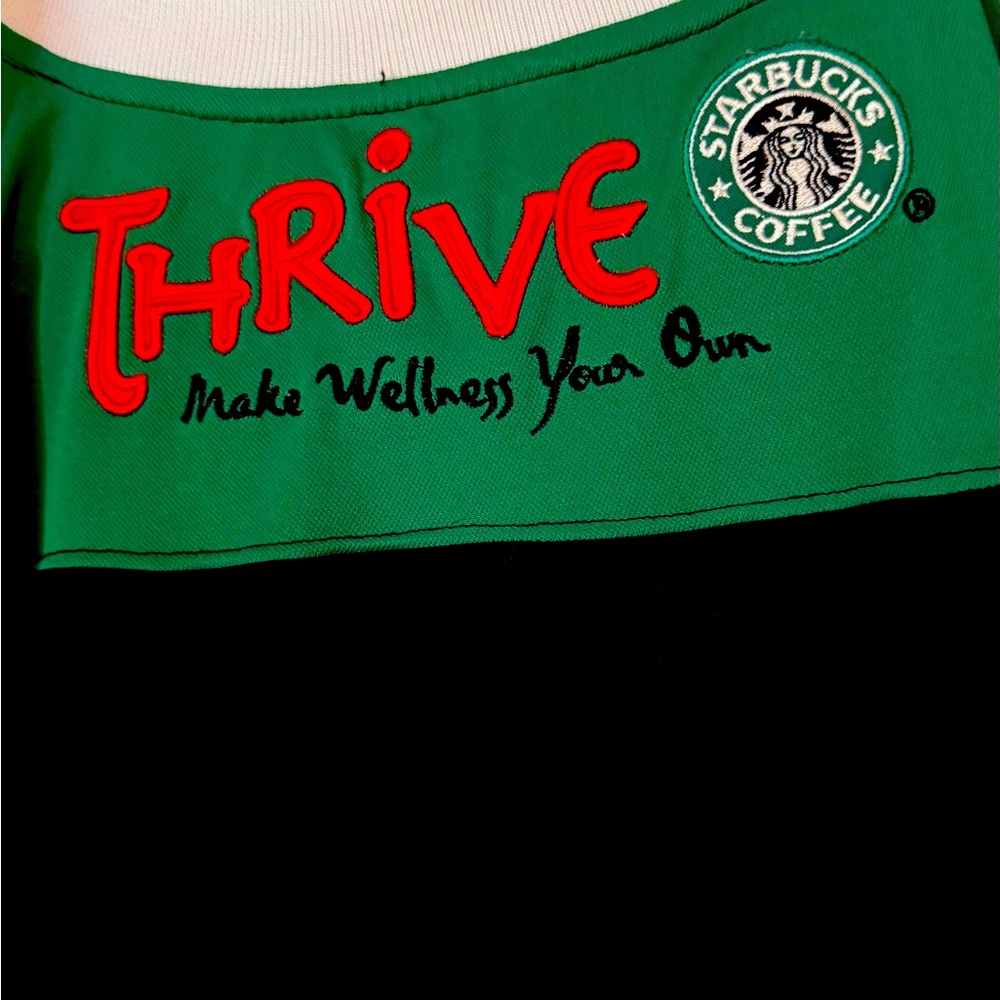 Starbucks Green Hockey Jersey.